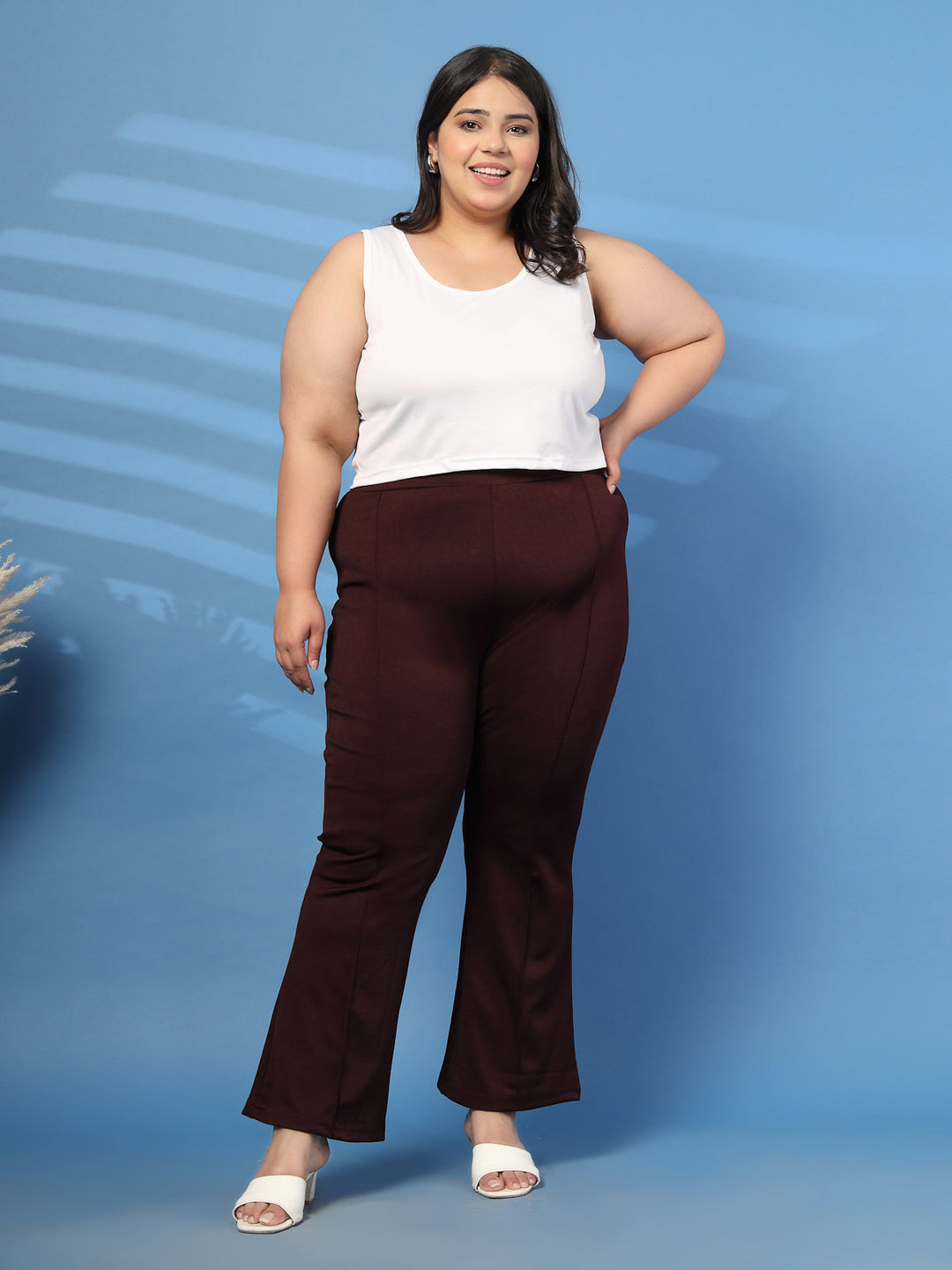 Plus Size Slim Fit Slip-On Jeggings