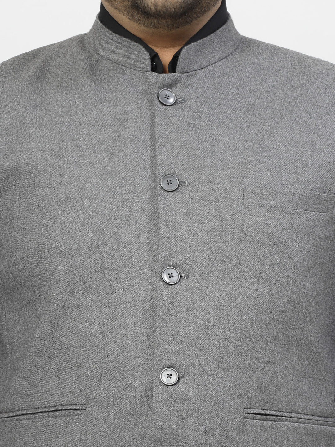 Plus Size Woven Waistcoat