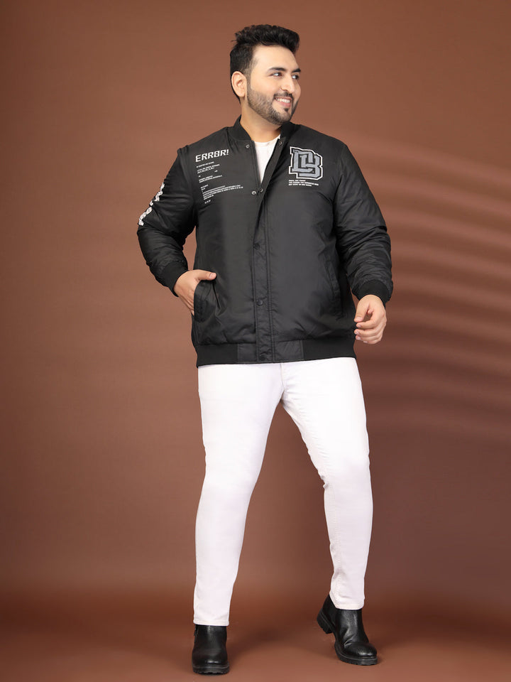 Plus Size Mandarin Collar Open Front Jacket With Patchwork