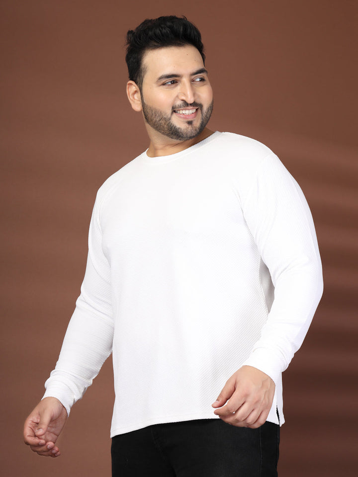 Plus Size Round Neck Pullover Sweatshirt