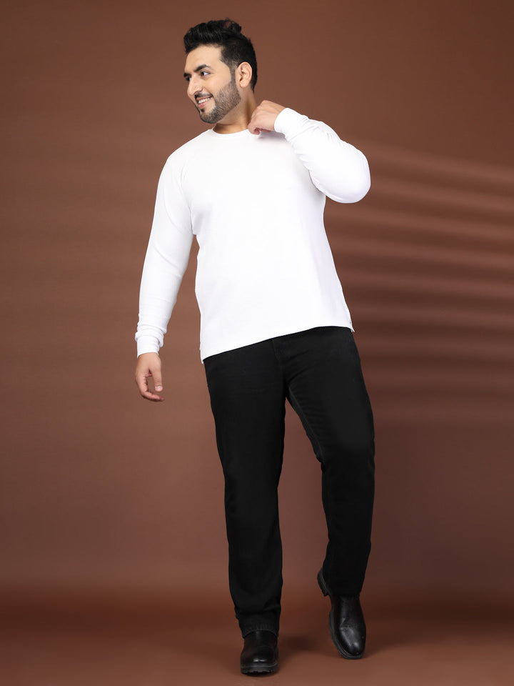 Plus Size Round Neck Pullover Sweatshirt