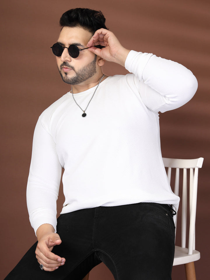 Plus Size Round Neck Pullover Sweatshirt