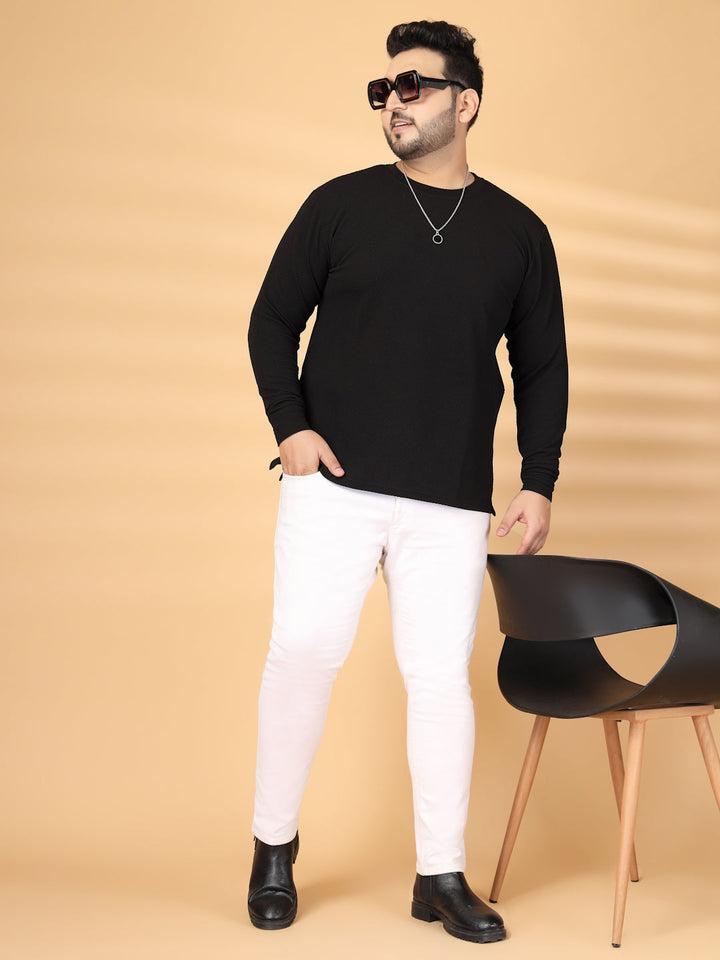 Plus Size Round Neck Pullover Sweatshirt