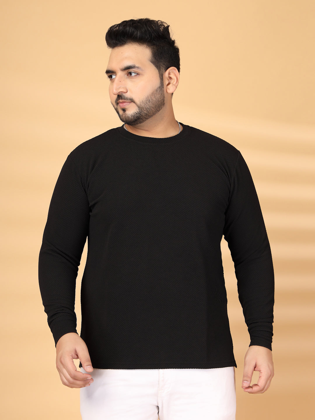 Plus Size Round Neck Pullover Sweatshirt