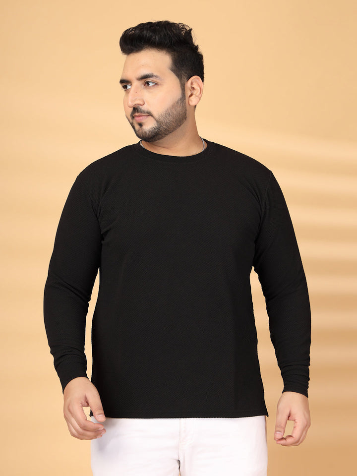Plus Size Round Neck Pullover Sweatshirt