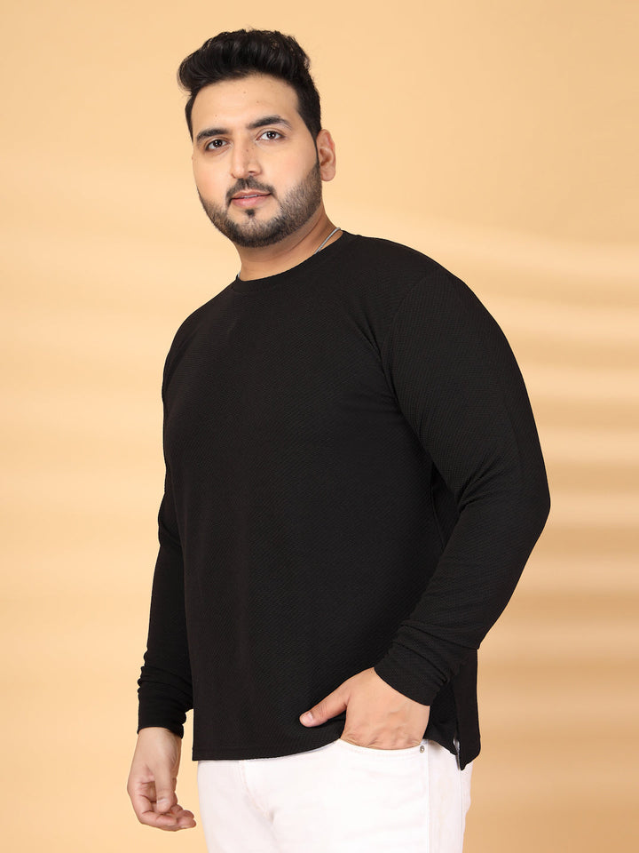 Plus Size Round Neck Pullover Sweatshirt