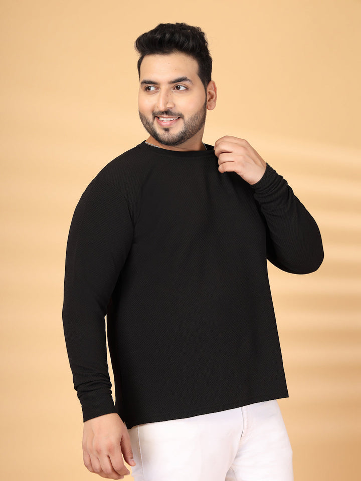 Plus Size Round Neck Pullover Sweatshirt