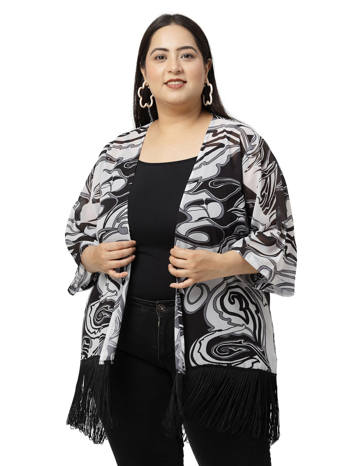 Plus Size Women Shrug