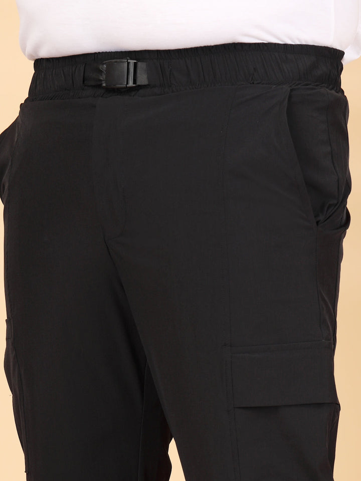 Plus Size Nylon Street Cargo & Weightless Jogger
