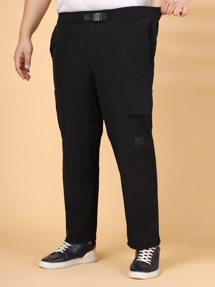 Plus Size Nylon Street Cargo & Weightless Jogger