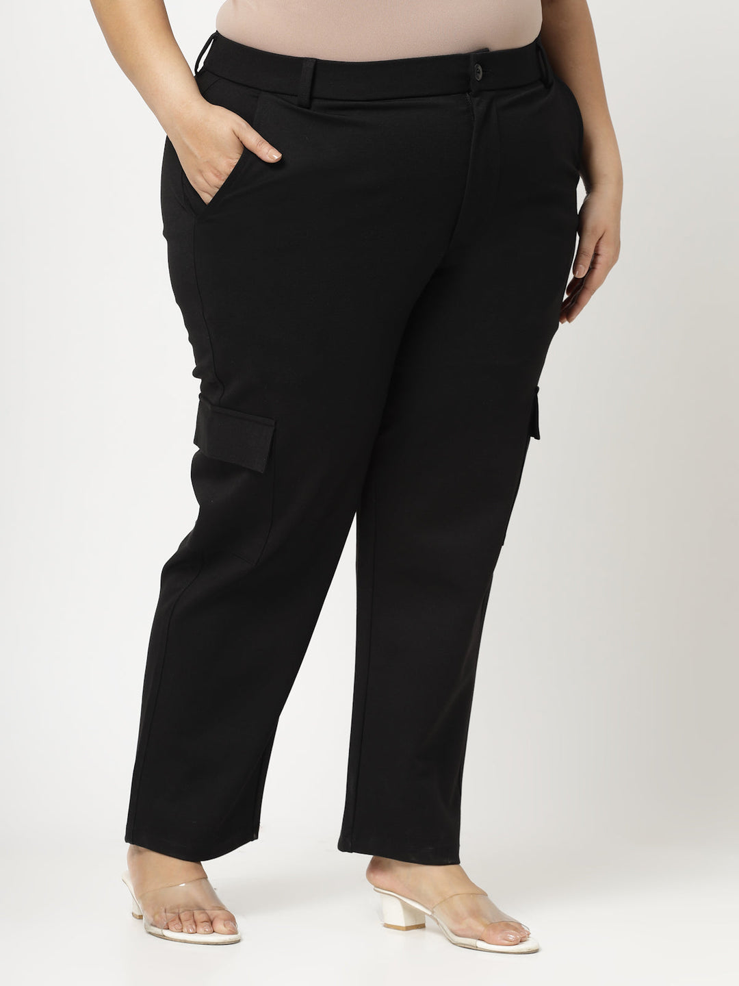 Plus Size  Women Mid-Rise Jeggings
