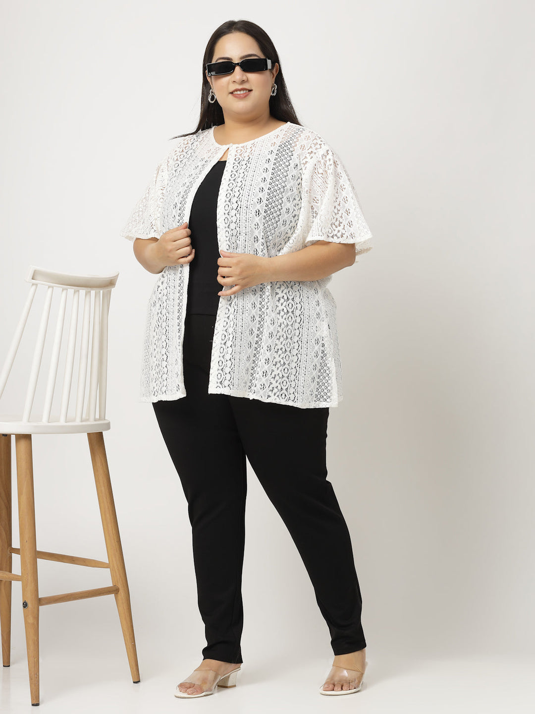 Plus Size Women Solid Regular Fit Jeggings