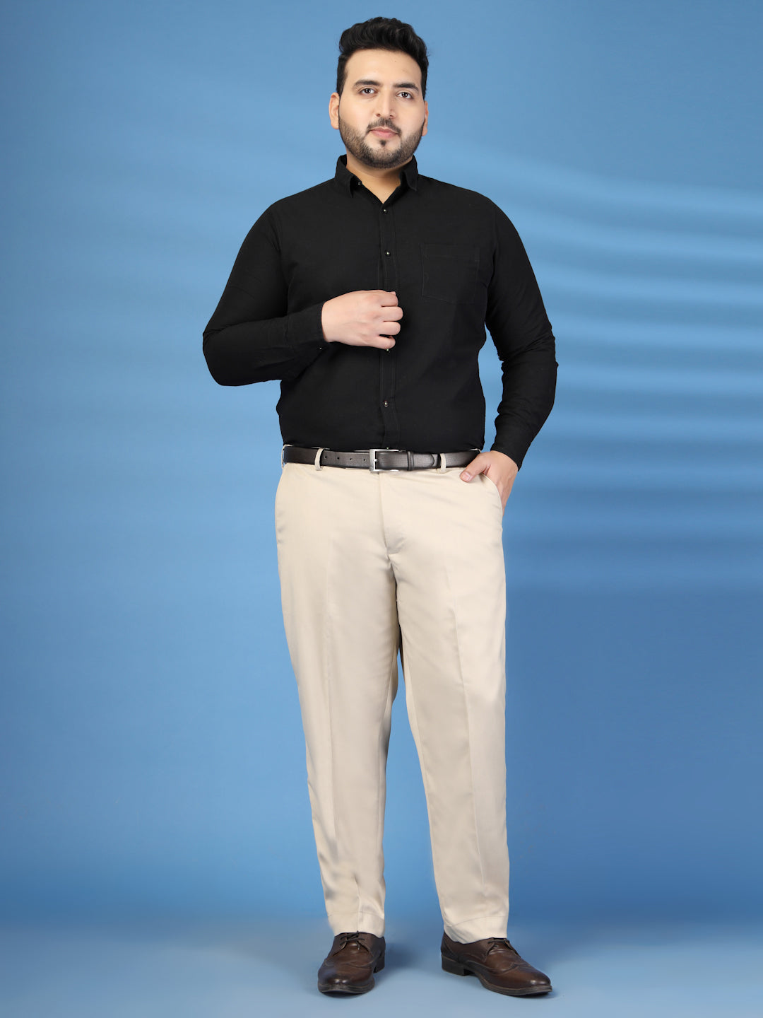 Plus Size Magic Formal Trouser With Extra Comfort
