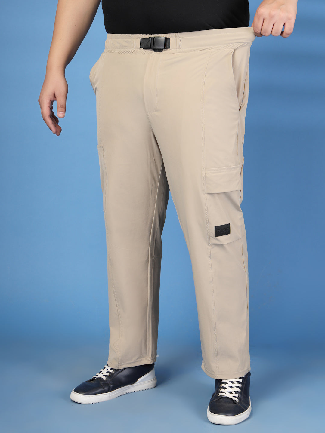 Plus Size Nylon Street Cargo & Weightless Jogger