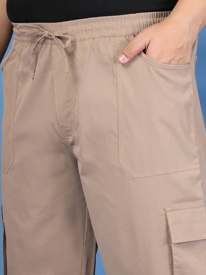 Plus Size Men Relaxed-Fit Cargos Trousers