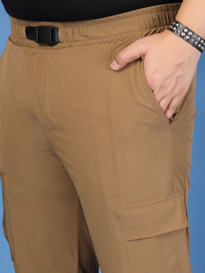 Plus Size Men Regular Fit Cargo Trousers
