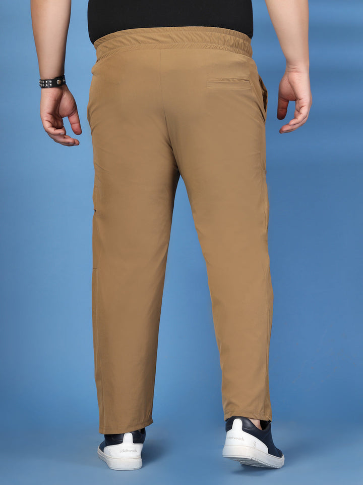 Plus Size Men Regular Fit Cargo Trousers
