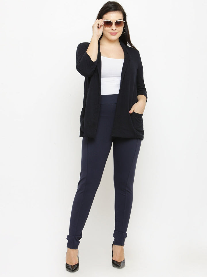 Plus Size Navy Blue Jeggings