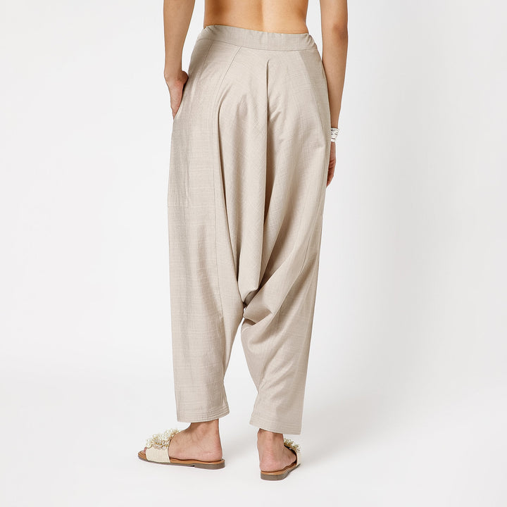 Beige Harem Pant
