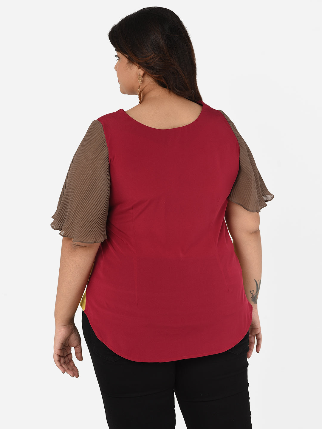 Nicole Colour-block Top