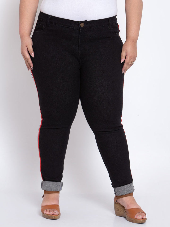 Plus Size Women Black Jeans