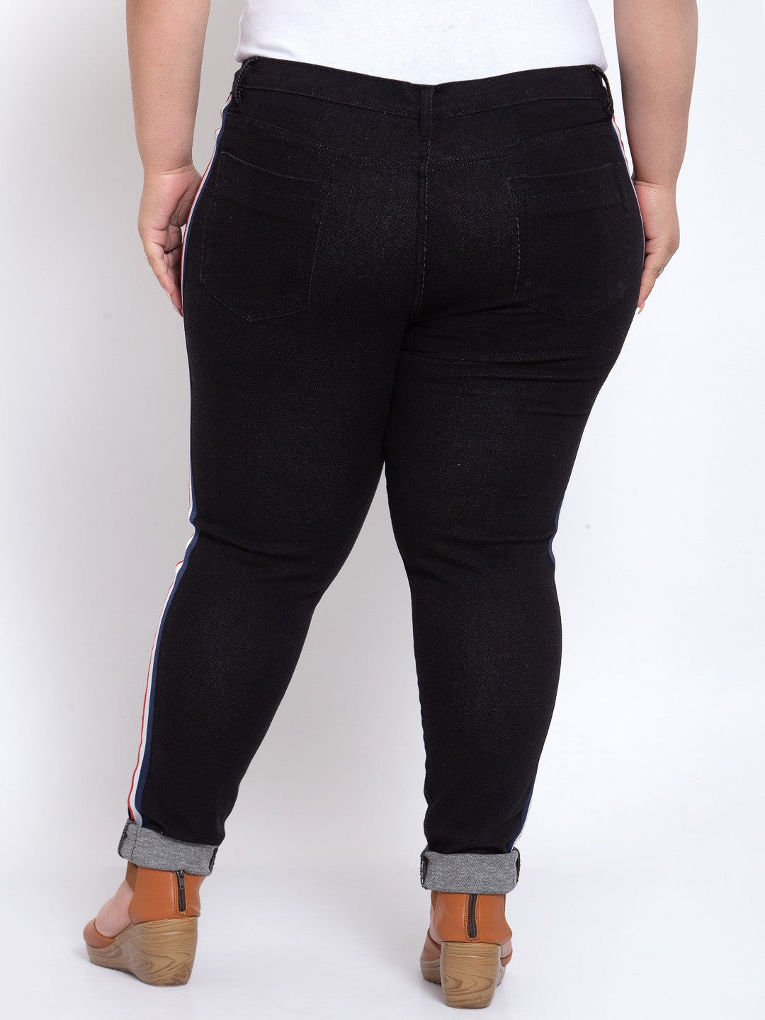 Plus Size Women Black Jeans