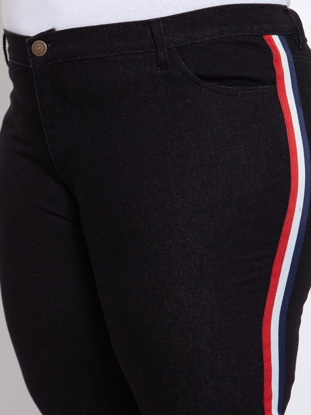 Plus Size Women Black Jeans