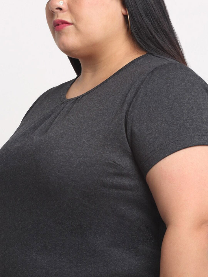 Plus Size Women  Charcoal T-shirt
