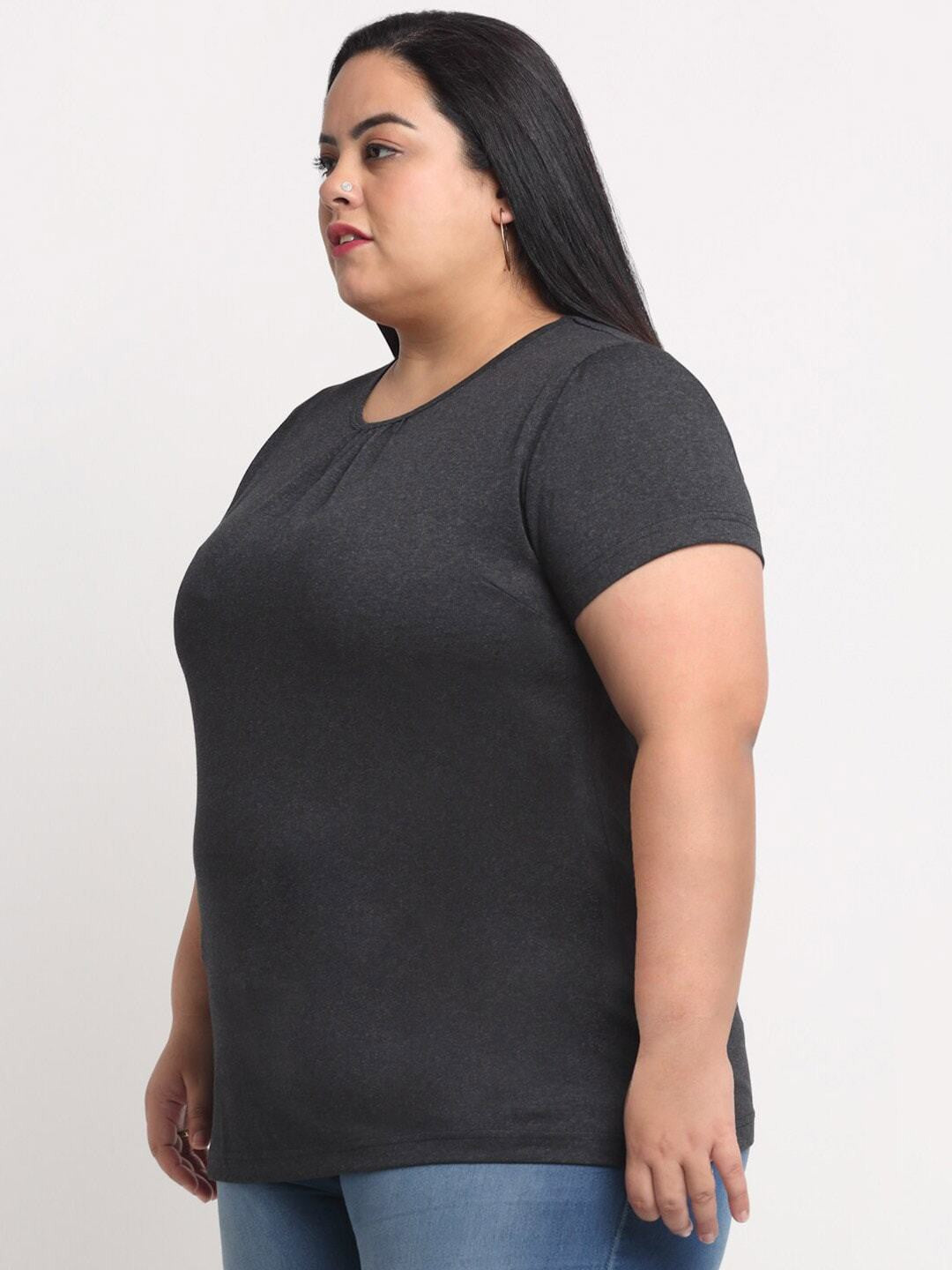 Plus Size Women  Charcoal T-shirt