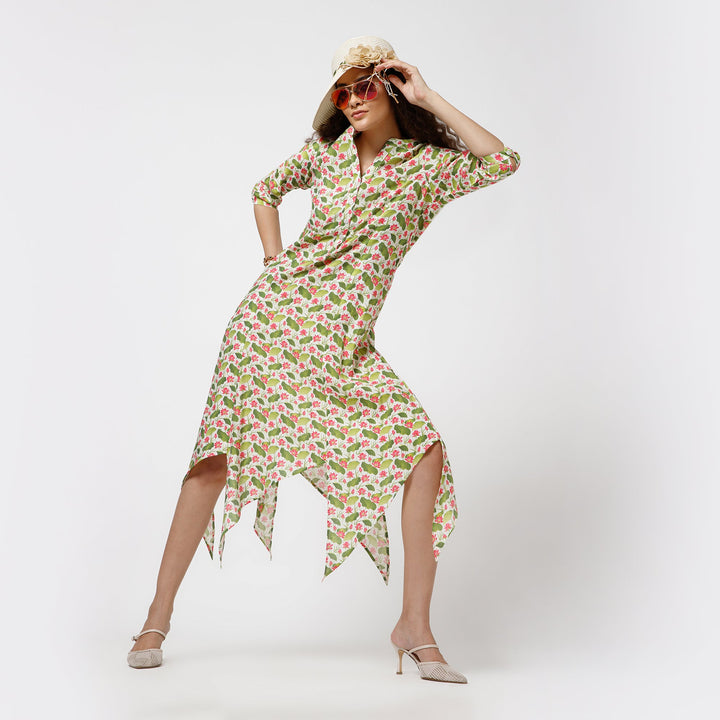 Lotus Triangle Dress