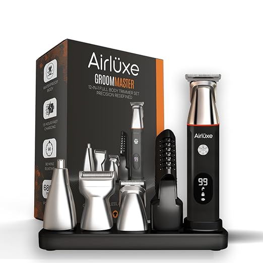 airkuxe groommaster 12 in 1 grooming kit