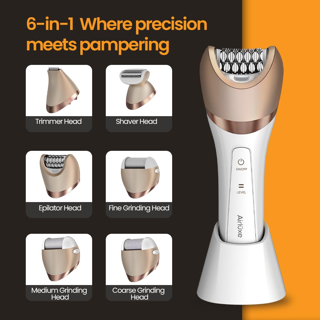 AIRLUXE BareTouch 6 in 1 grooming set for women