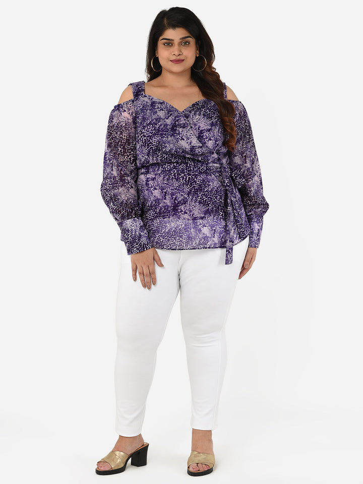 Ember cold-shoulder Top