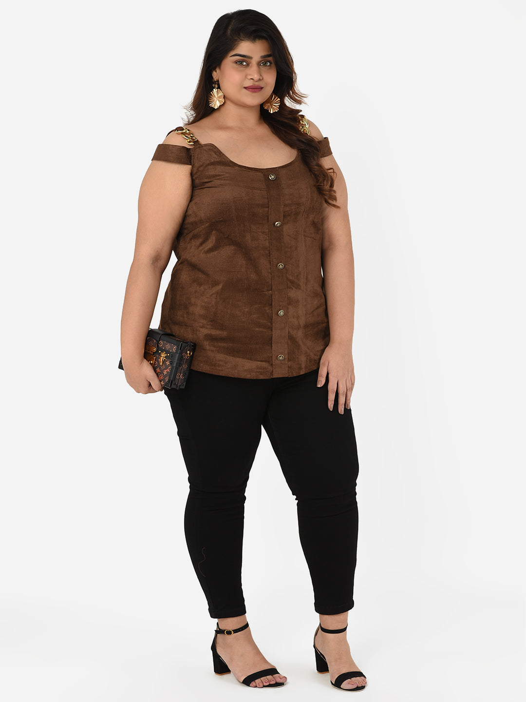 Bailey cold-shoulder Top