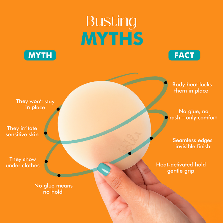 No Glue Reusable Nipple Covers