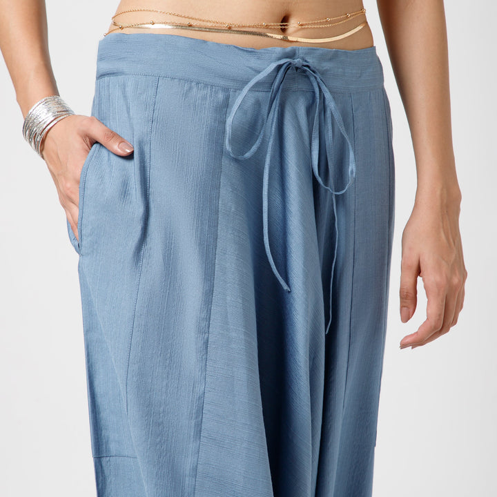 Blue Harem Pant
