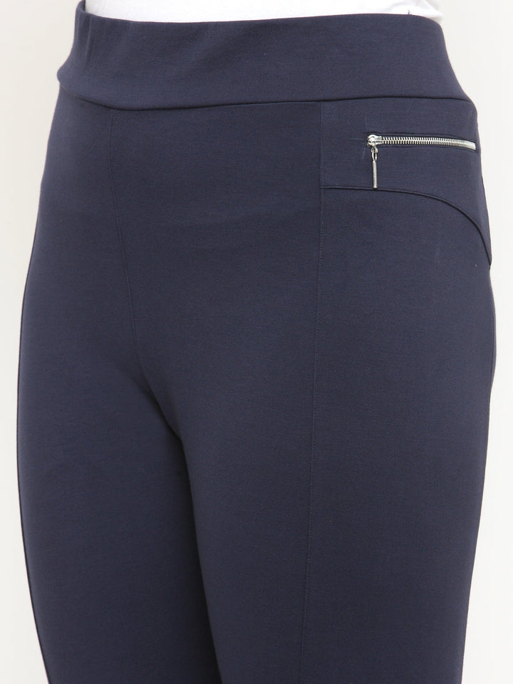 Plus Size Navy Blue Jeggings