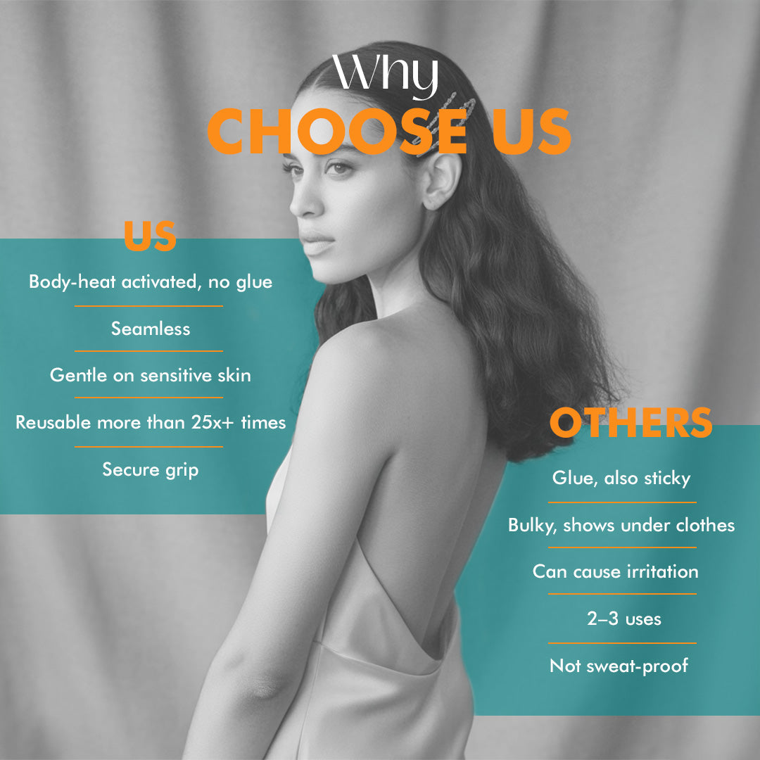 No Glue Reusable Nipple Covers