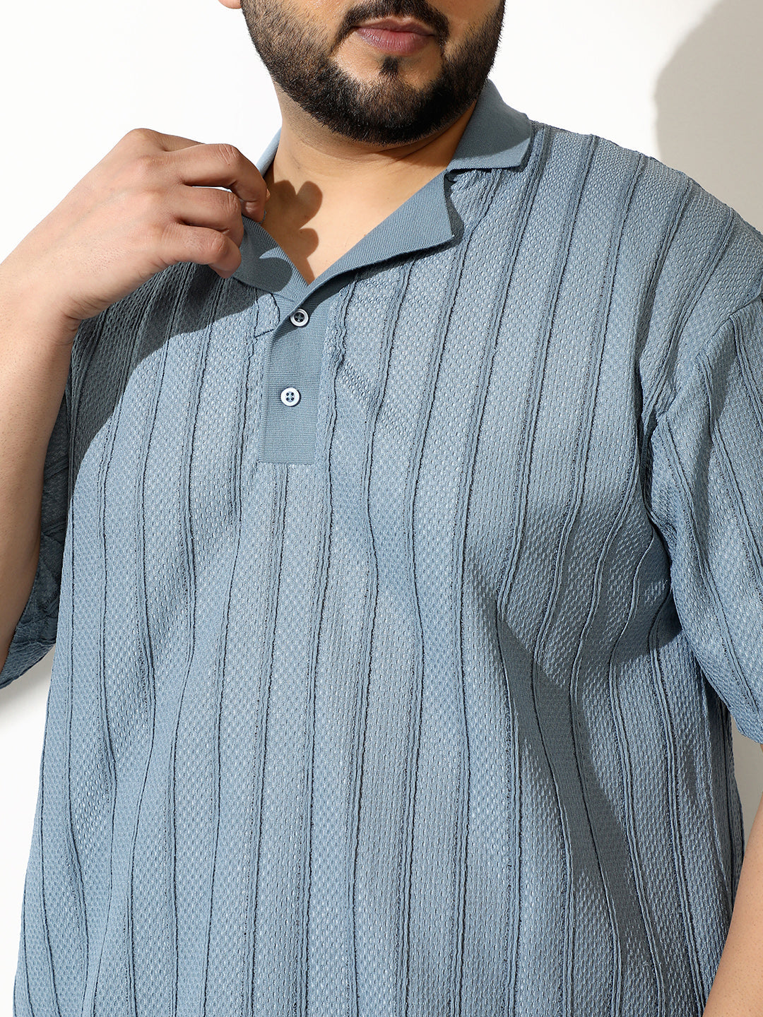 Wicker-Tactile Polo T-Shirt