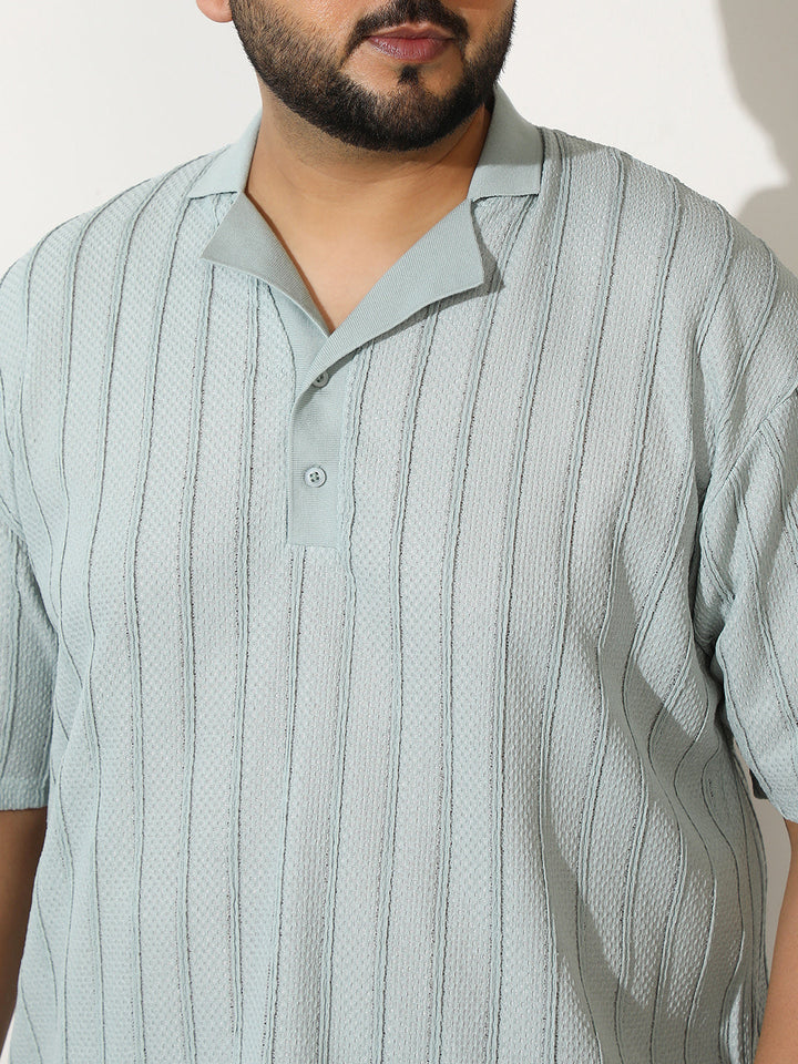 Wicker-Tactile Polo T-Shirt