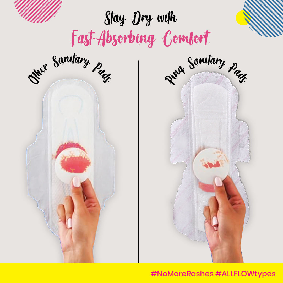 Sanitary Pads - Trial Pack (MRP ₹129 @ ₹59/-)