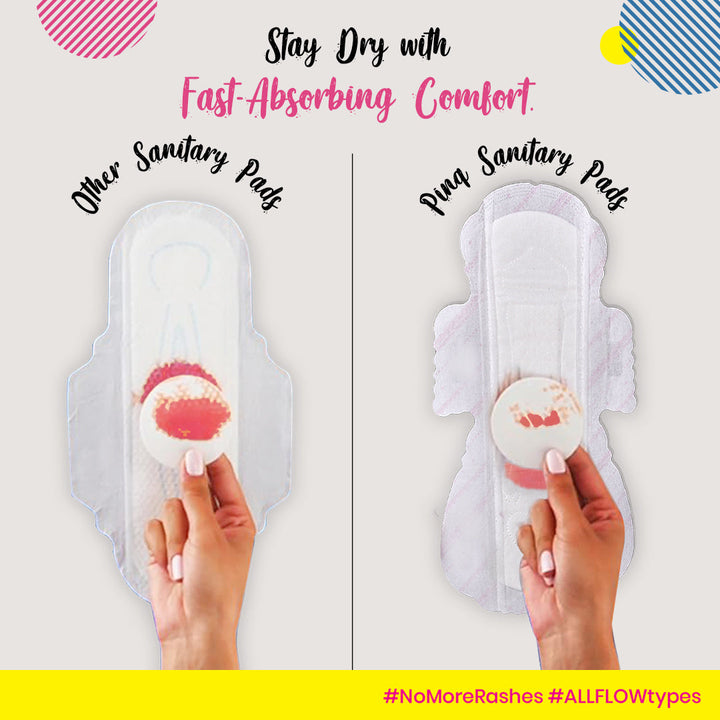 Sanitary Pads - Trial Pack (MRP ₹129 @ ₹59/-)