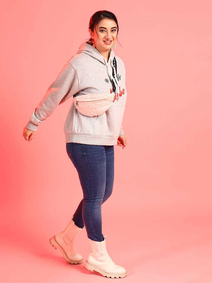 Printed Hooded Sweatshirt