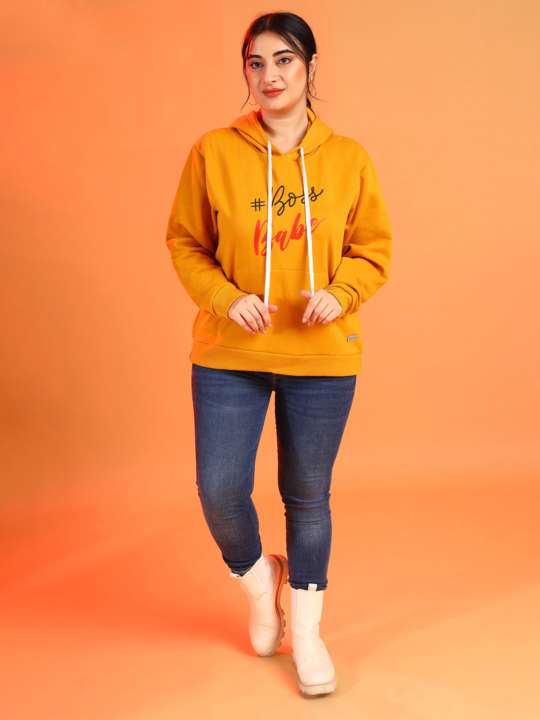 Printed Hooded Sweatshirt