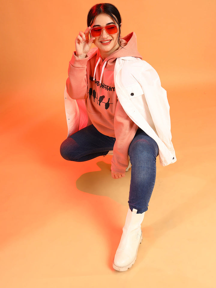 Printed Hooded Sweatshirt