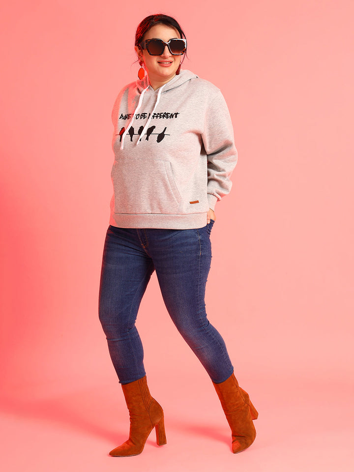 Printed Hooded Sweatshirt