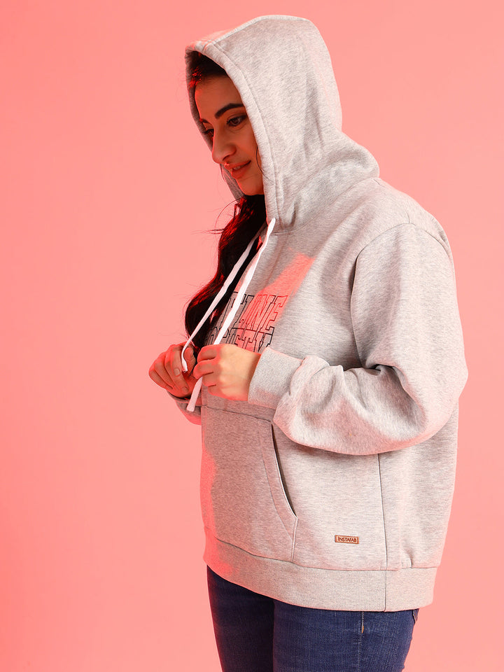 Printed Hooded Sweatshirt