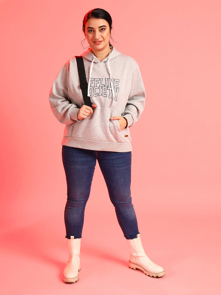Printed Hooded Sweatshirt