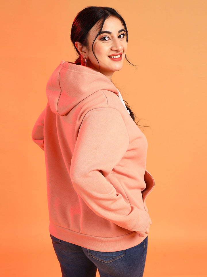 Solid Hooded Sweatshirt