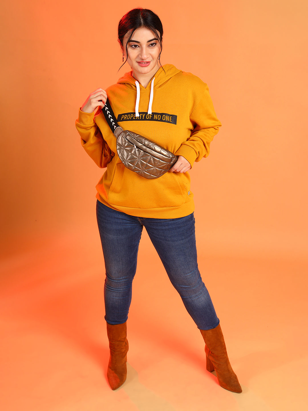 Printed Hooded Sweatshirt